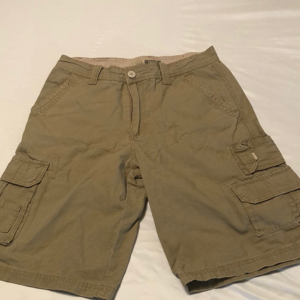 Men’s Khaki Cargo Shorts
